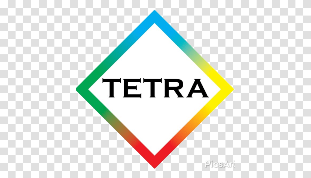 Cropped Tetradiamondlogowithoutoutsides2png Tetra, Symbol, Road Sign, Stopsign Transparent Png