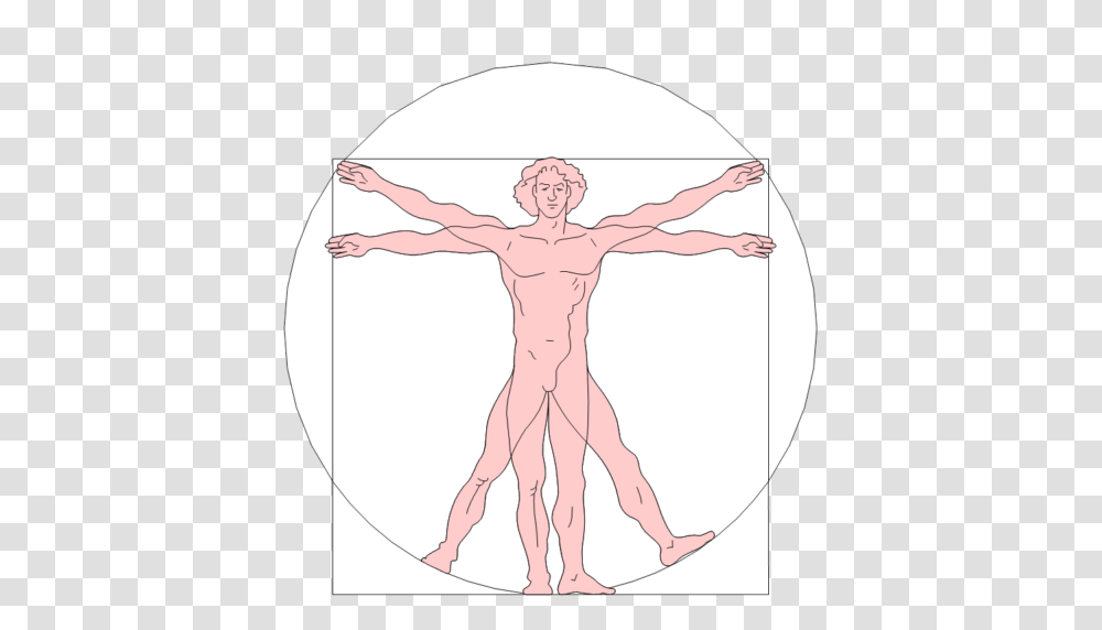 Cropped Vetruvian Man, Cross, Person, Dance, Face Transparent Png