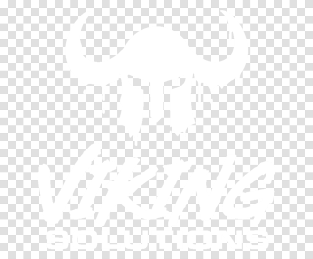 Cropped Vikingsolutionslogowithoutbackground5png Johns Hopkins Logo White, Label, Text, Stencil, Symbol Transparent Png