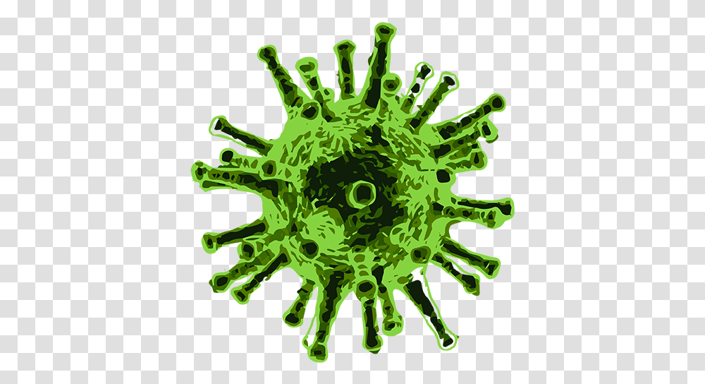 Cropped Virus, Green, Plant, Graphics, Art Transparent Png