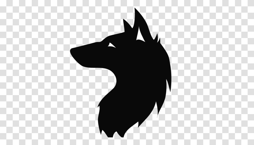 Cropped Wolf Head Kate Baray, Silhouette, Person, Human, Black Cat Transparent Png