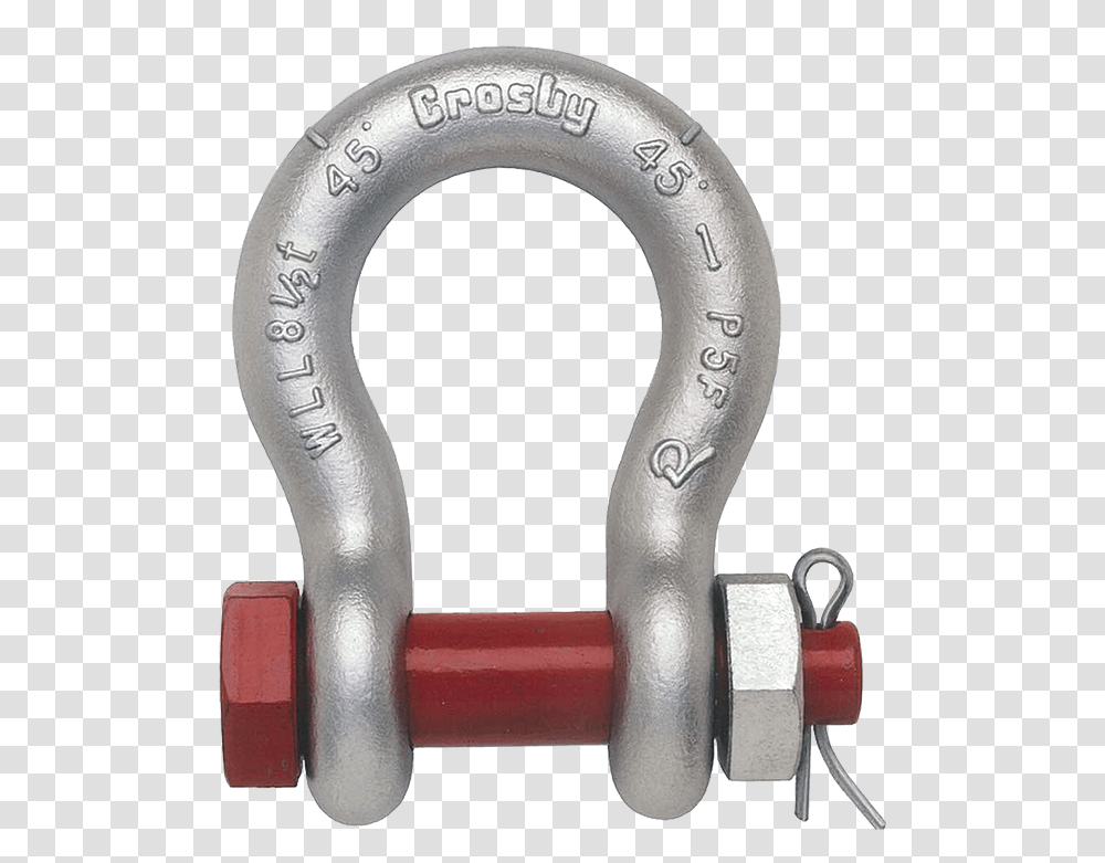 Crosby G 2130 Galvanized Bolt Type Anchor Shackles G2130 Crosby Shackle, Tool, Hammer, Clamp Transparent Png