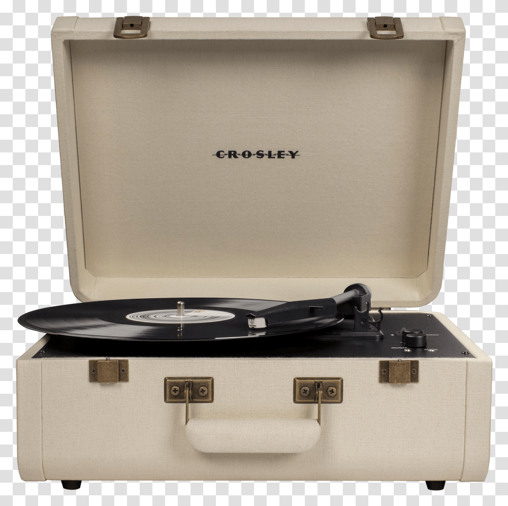 Crosley Cruiser Cream Bluetooth Vinyl Record Player, Briefcase, Bag, Box, Luggage Transparent Png