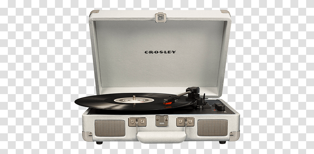Crosley Cruiser Deluxe Turntable White Sand Crosley Cruiser Deluxe Portable Turntable, Electronics, Monitor, Screen, Display Transparent Png