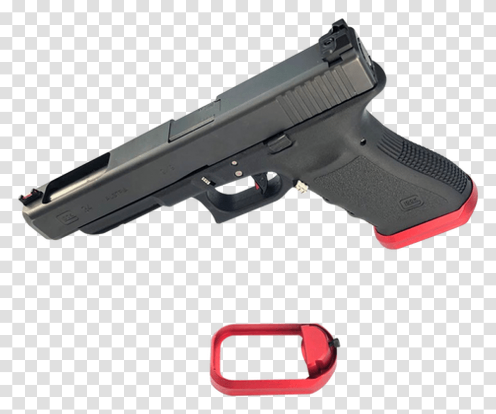 Cross Armory Flared Magwell Compatible With Glock Gen1 3 Flared Magwell, Gun, Weapon, Weaponry, Handgun Transparent Png