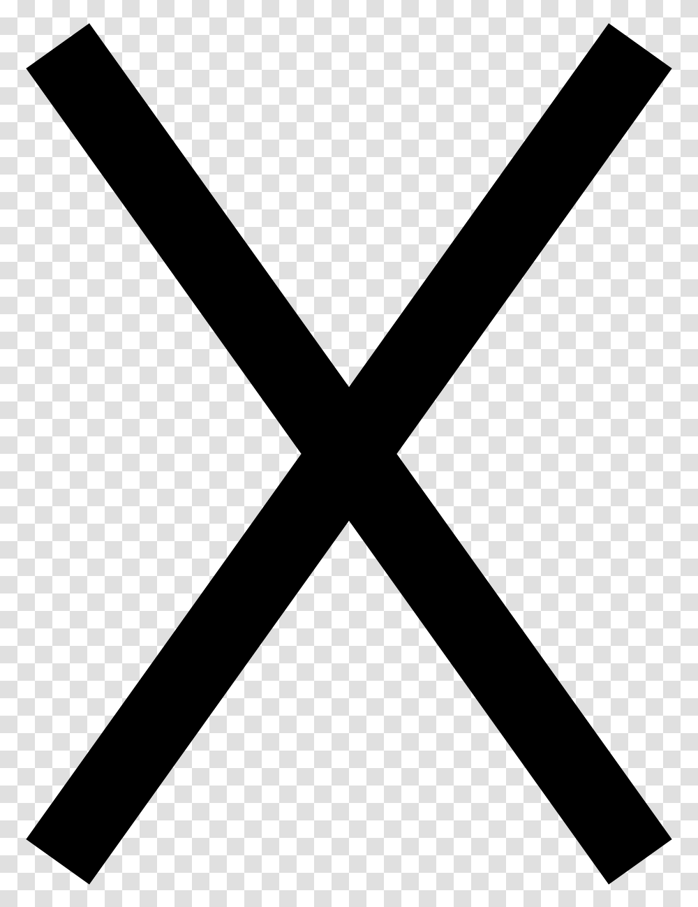 Cross Black Symbol Free Picture Close, Gray, World Of Warcraft Transparent Png