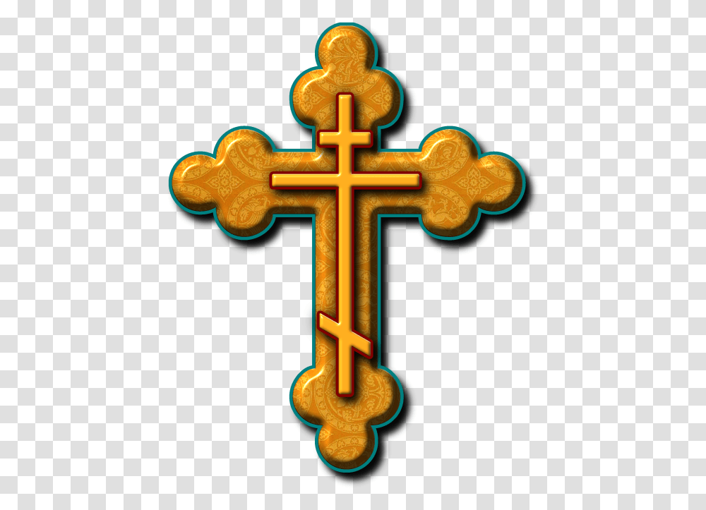 Cross Clip Three Clipart Greek Orthodox Cross, Crucifix Transparent Png