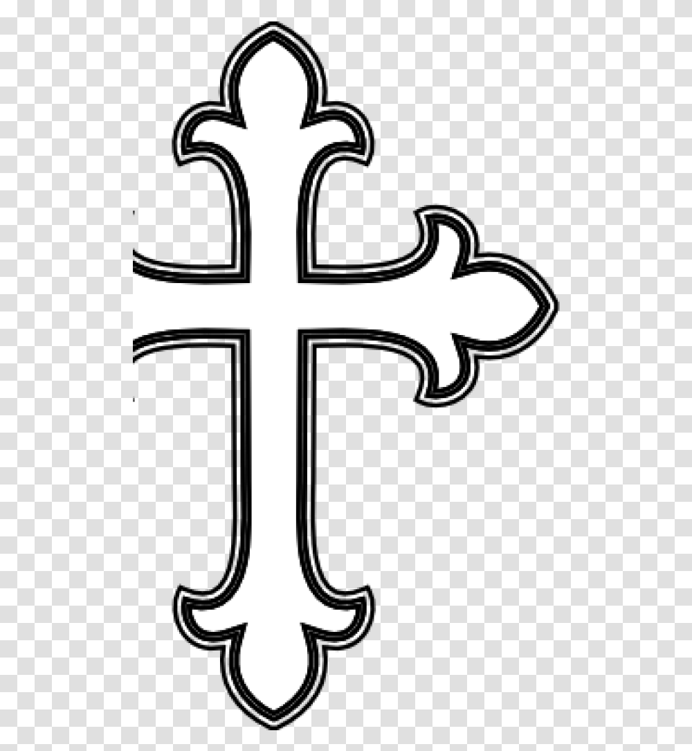 Cross Clipart Black And White, Weapon, Weaponry, Emblem Transparent Png