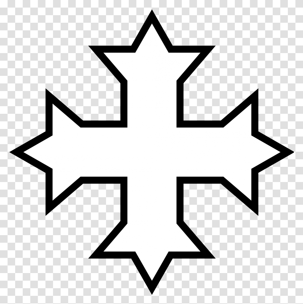 Cross Clipart Outline Coptic Cross Clipart, Star Symbol, Emblem Transparent Png