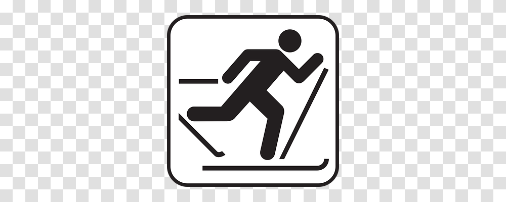 Cross Country Skiing Symbol, Hammer, Tool, Sign Transparent Png