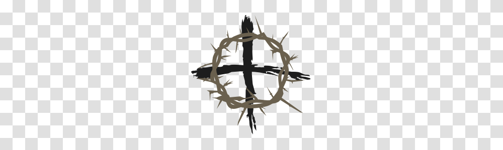 Cross Crown Thorns, Poster, Advertisement, Barbed Wire Transparent Png