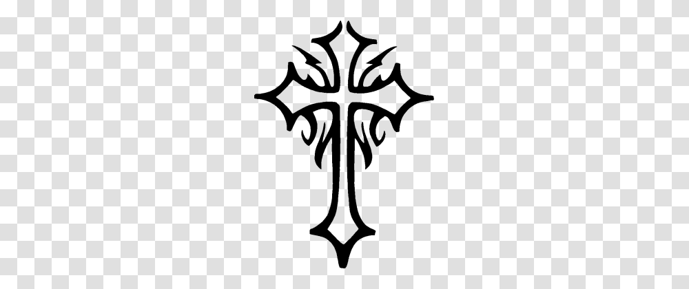 Cross Download Free Tattoo, Crucifix, Emblem Transparent Png
