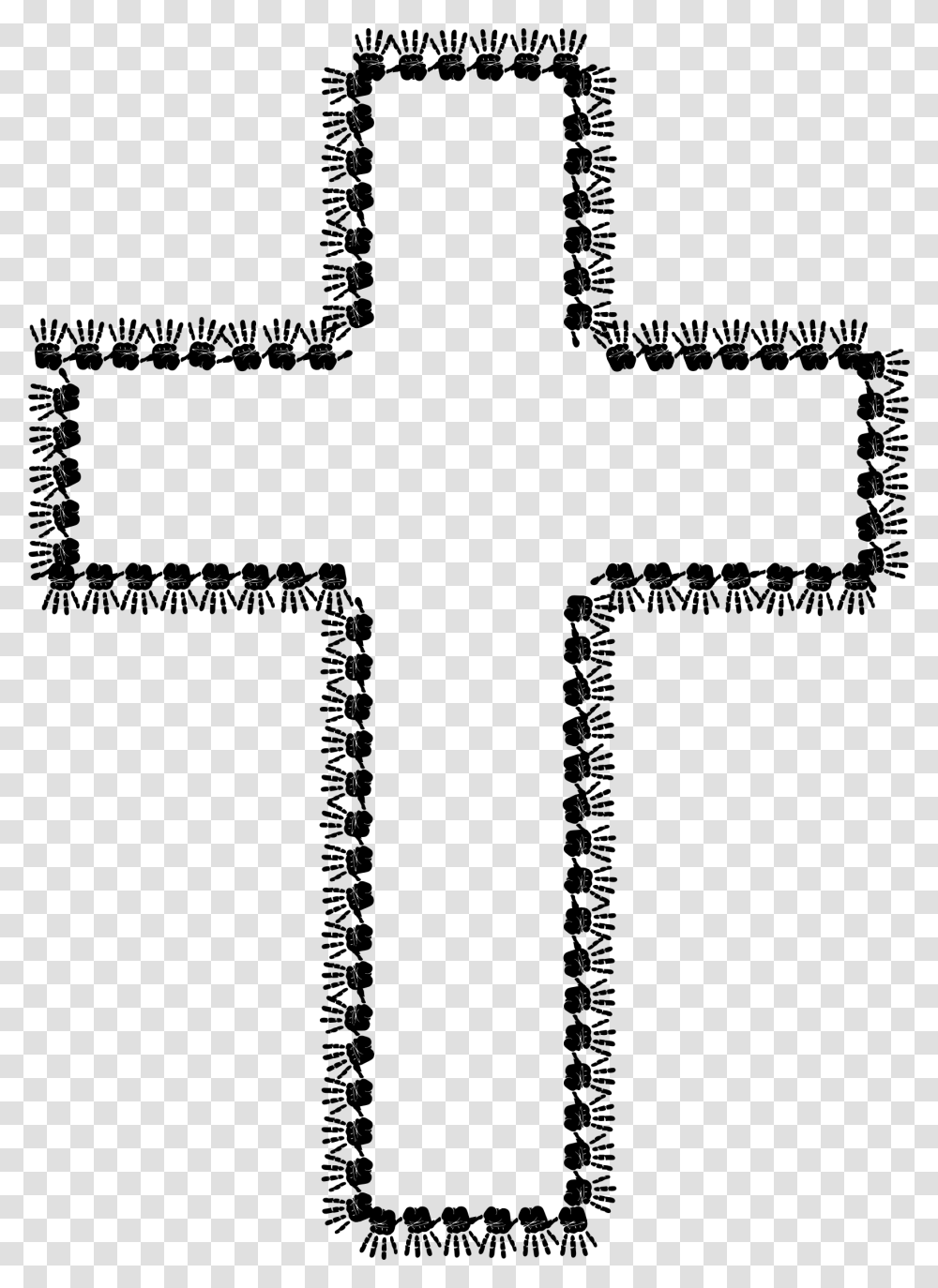 Cross Fingers Clipart Banner Freeuse Library Clipart Christianity, Gray, World Of Warcraft Transparent Png