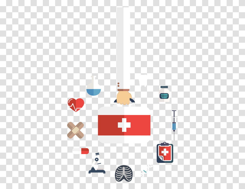 Cross, First Aid, Bandage, Cabinet, Furniture Transparent Png