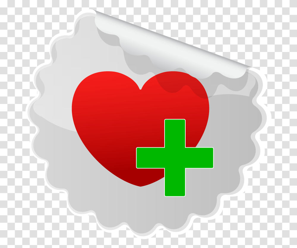 Cross, First Aid, Heart, Hand Transparent Png