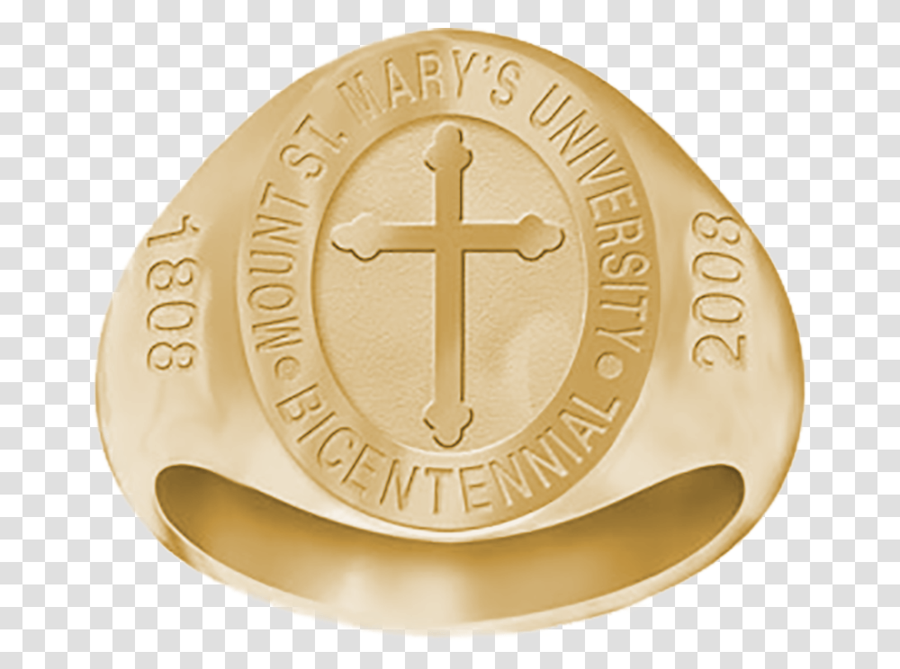 Cross, Gold, Coin, Money Transparent Png