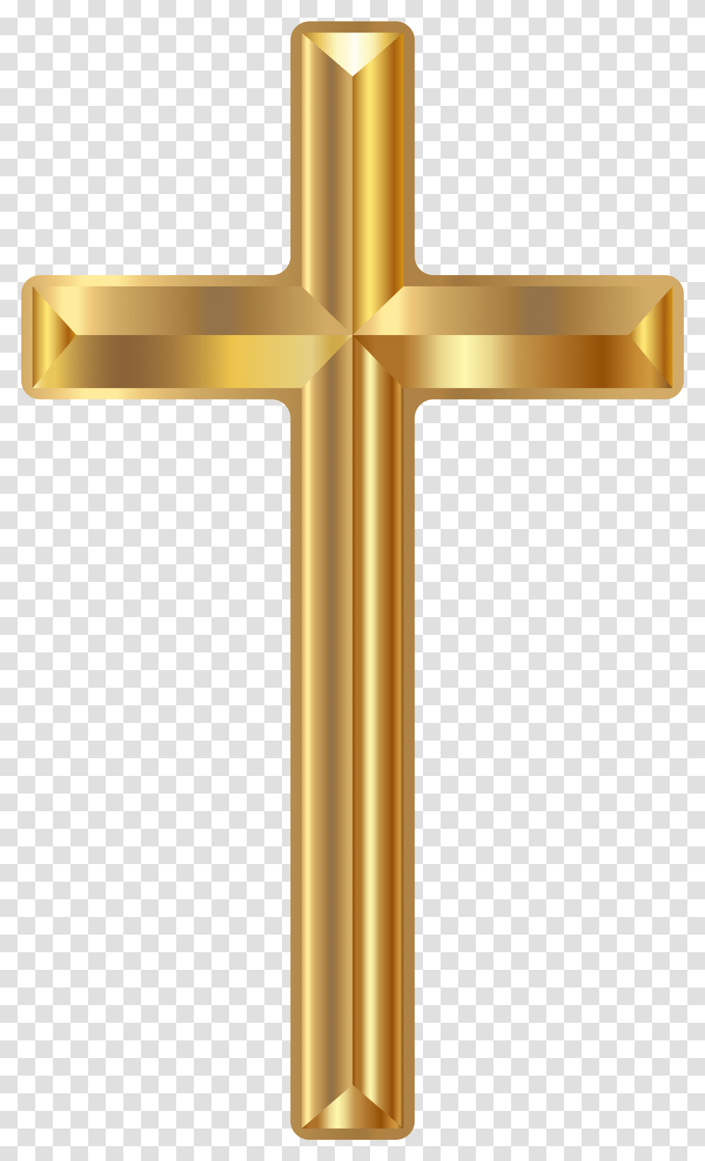 Cross Graphic, Crucifix, Gold Transparent Png