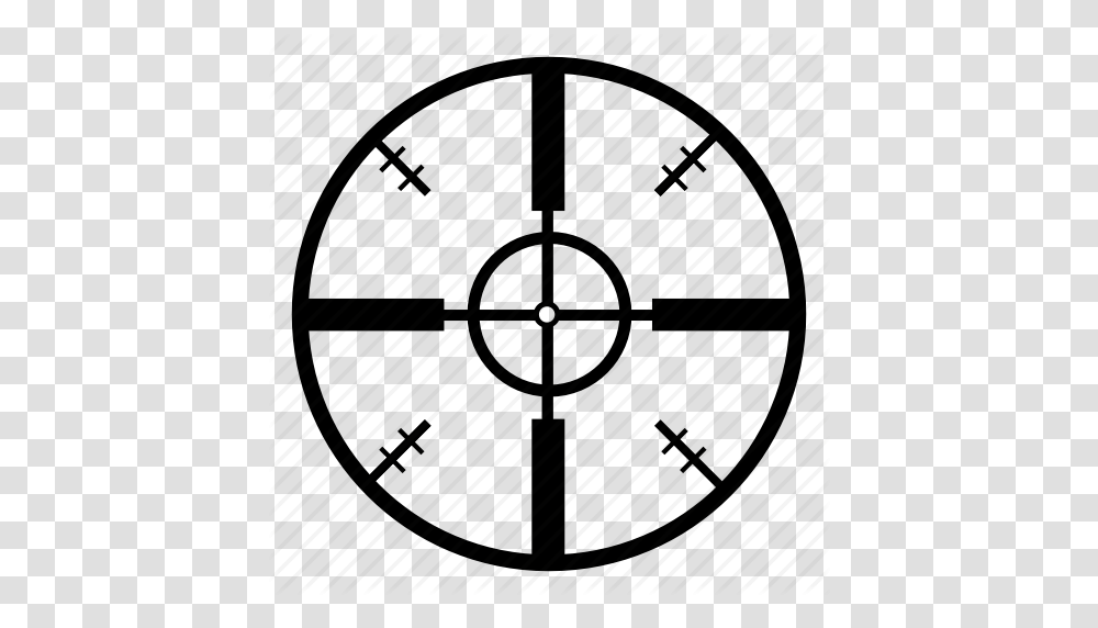 Cross Hair Reticle Sniper Icon, Plot, Tarmac, Machine Transparent Png