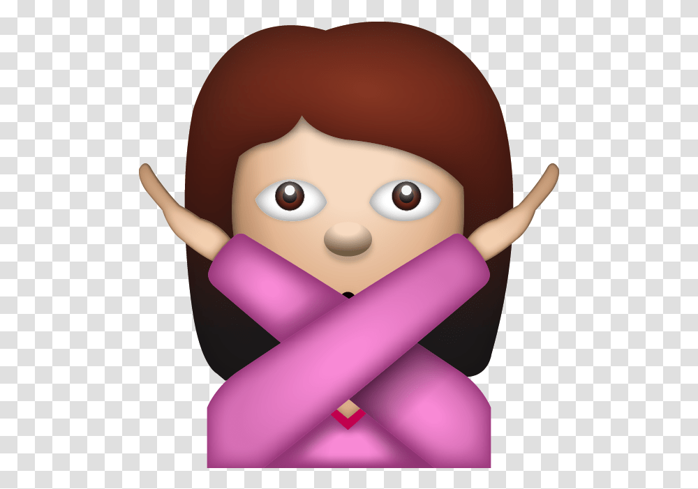 Cross Hands Emoji, Doll, Toy, Person, Human Transparent Png