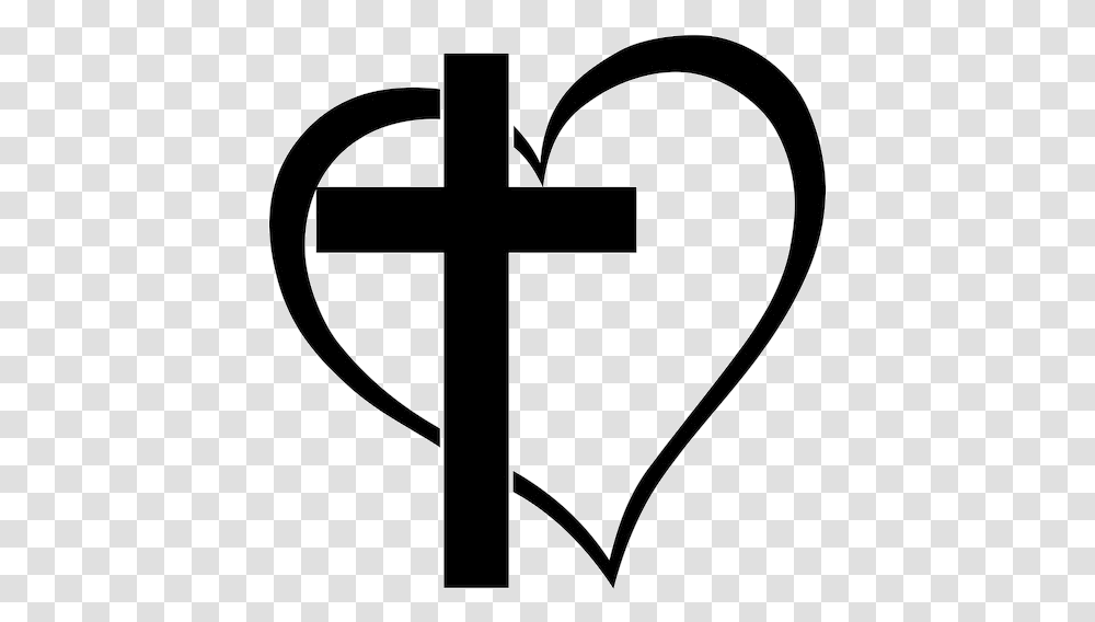 Cross Heart Clipart Free Best Cross With Heart Clipart, Crucifix Transparent Png