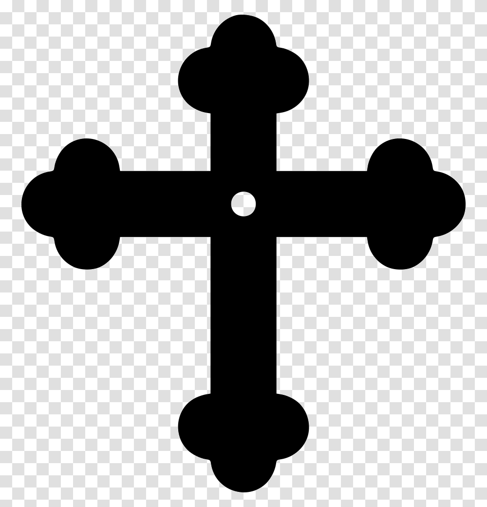 Cross Holy Jesus Christianity Christ Religion Coptic Cross, Crucifix, Silhouette Transparent Png