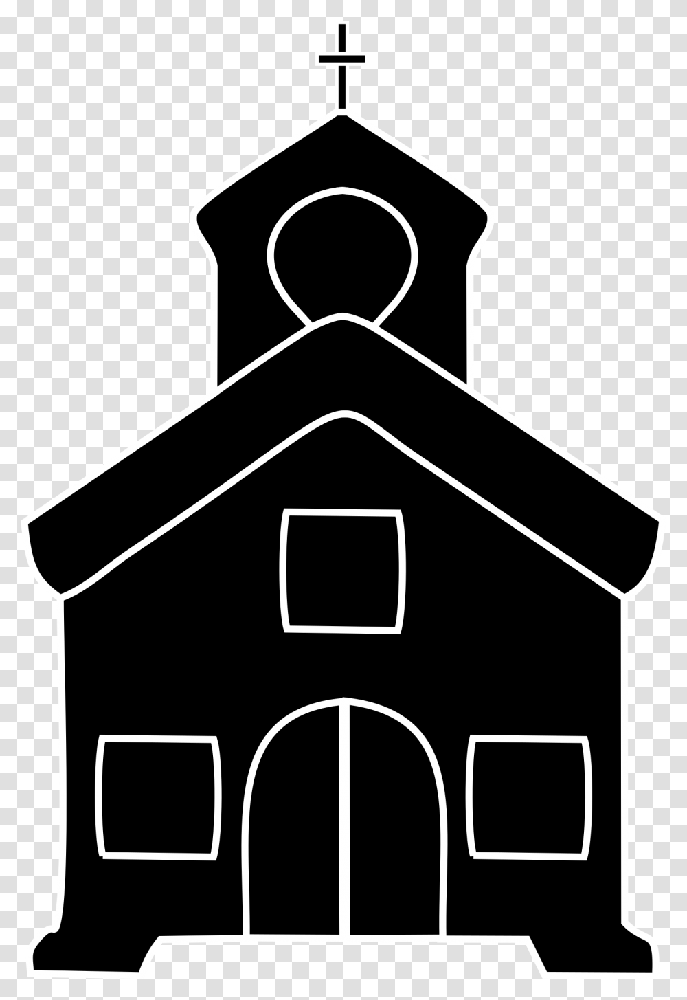 Cross, Housing, Building, Triangle, House Transparent Png