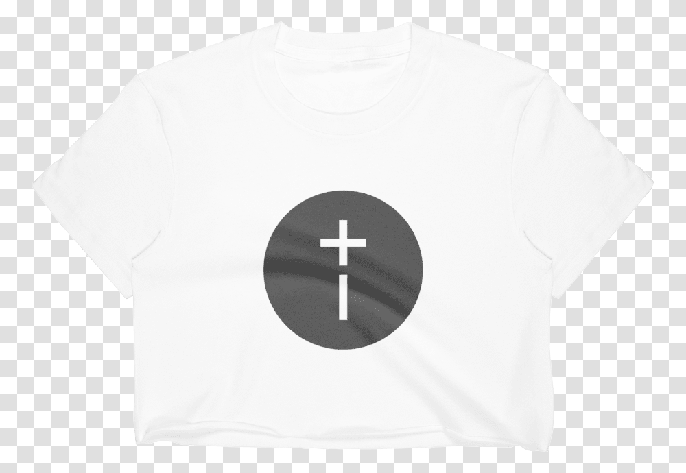 Cross In Circle Cross, Apparel, Sleeve, T-Shirt Transparent Png