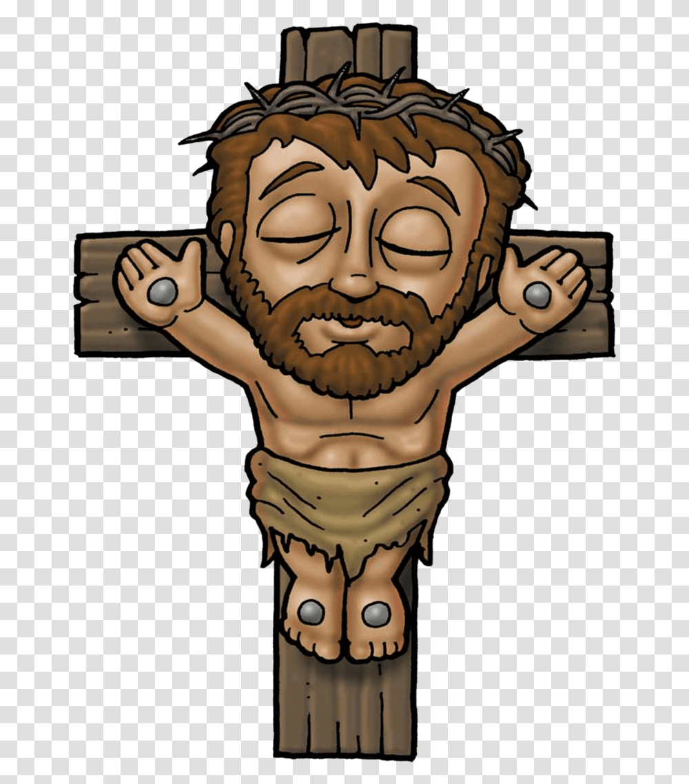Cross Jesus Free Clipart, Head, Face, Hand, Toy Transparent Png