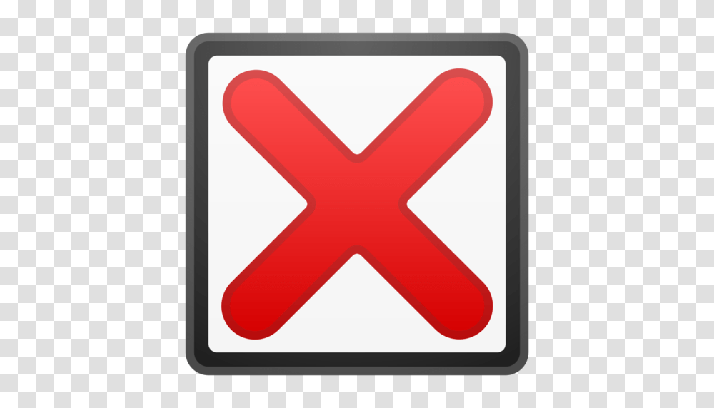 Cross Mark Button Emoji, Logo, Sign Transparent Png