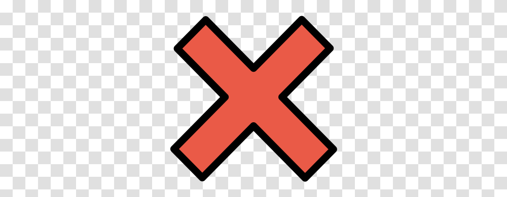 Cross Mark Emoji Wrong Clipart Background, Logo, Symbol, Trademark, Label Transparent Png
