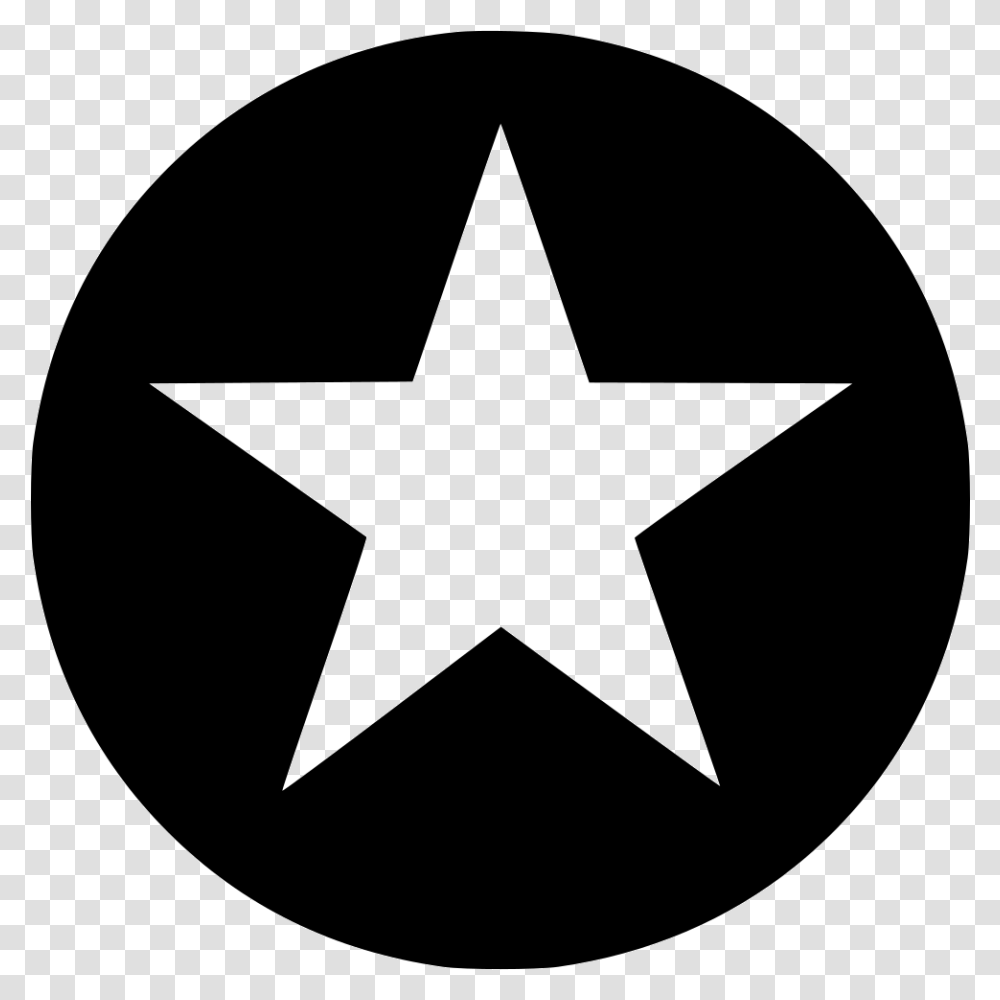 Cross Mark On A Black Circle Background Email Social Media Icon, Star Symbol Transparent Png