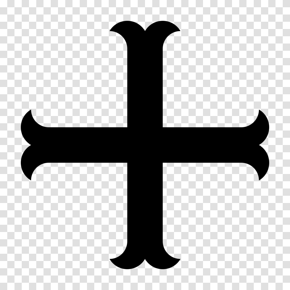 Cross Moline Heraldry, Gray, World Of Warcraft Transparent Png