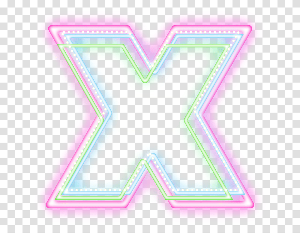 Cross No Neon X Overlay Layers Glitter Colorfulstriped Neon, Purple, Star Symbol Transparent Png