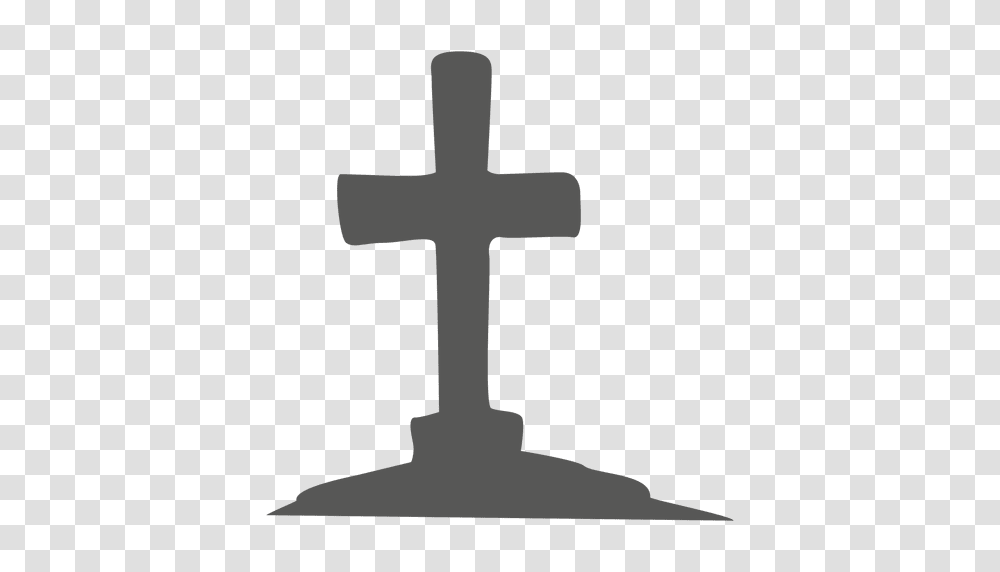 Cross On Graveyard, Crucifix, Green Transparent Png