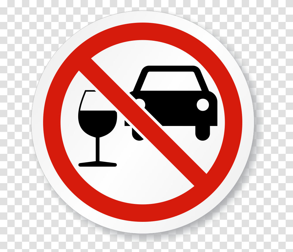 Cross Out Dont Drink And Drive, Road Sign, Glass, Stopsign Transparent Png