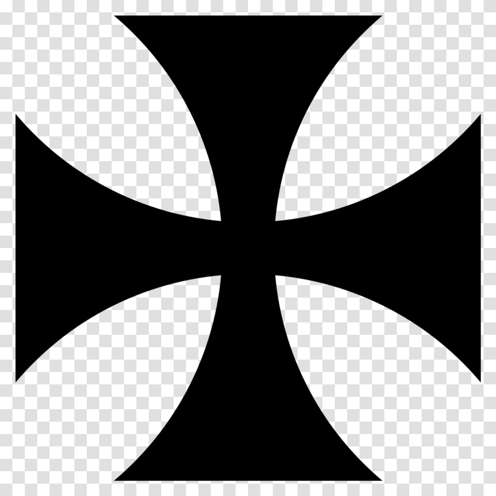 Cross Pattee Heraldry World War 1 Symbol, Gray, World Of Warcraft Transparent Png