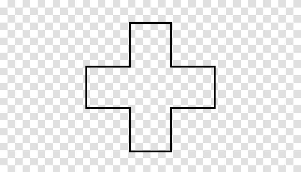 Cross Plus Outline, Green, First Aid, Dish Transparent Png