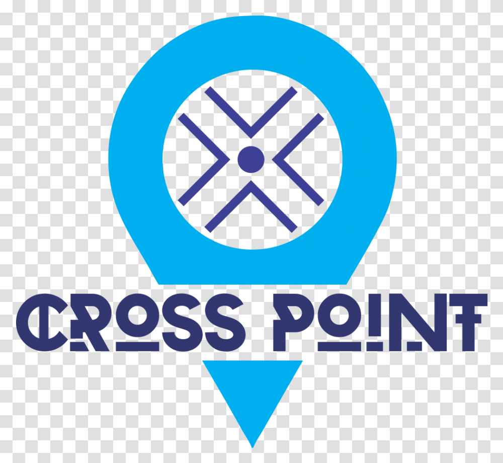 Cross Point Logo Circle, Label, Light Transparent Png