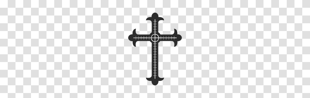 Cross Religion Stroke Illustration, Crucifix Transparent Png