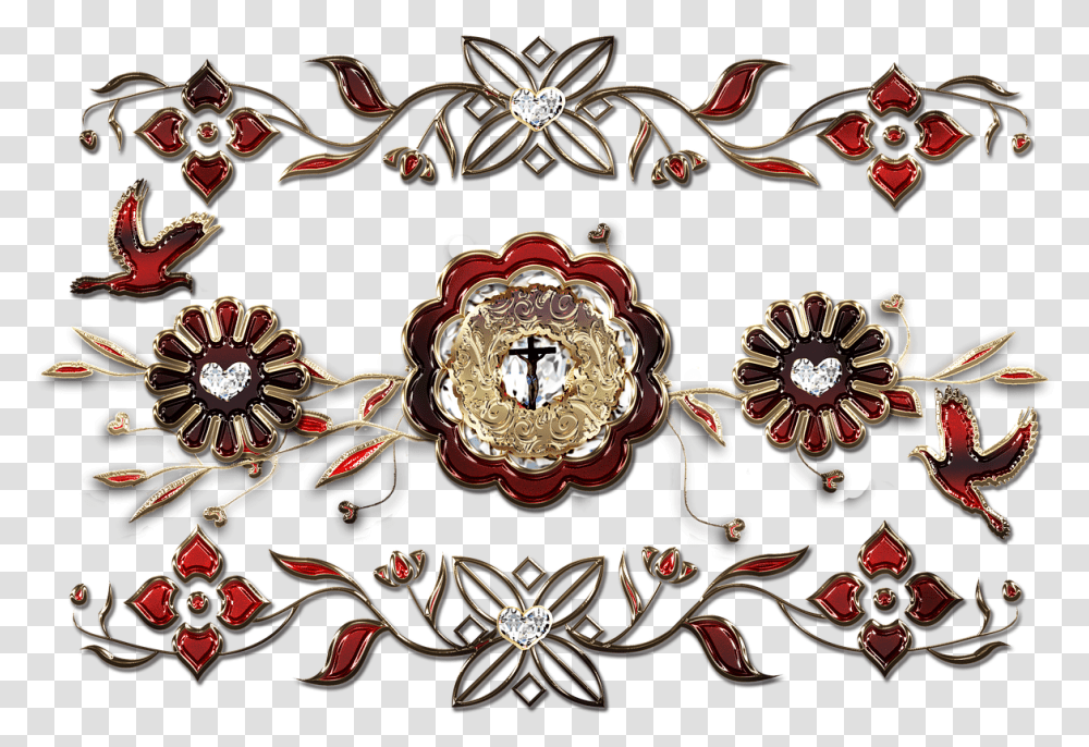 Cross Religious Gemstones Free Photo, Floral Design, Pattern Transparent Png
