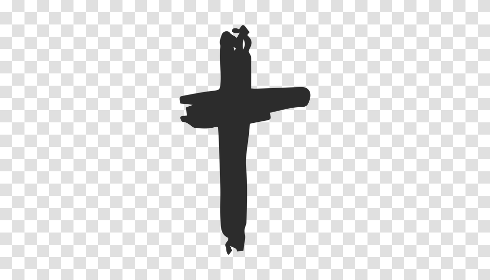 Cross Scribble Icon, Crucifix Transparent Png