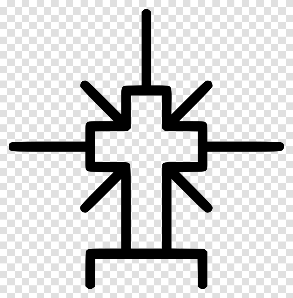Cross Shiny Religion Christian Icon Free Download, Crucifix, Number Transparent Png