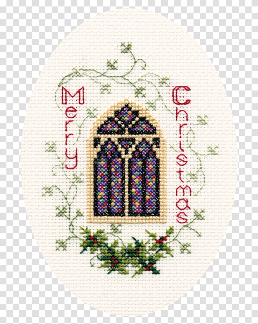 Cross Stitch Stained Glass Window, Embroidery, Pattern, Rug Transparent Png