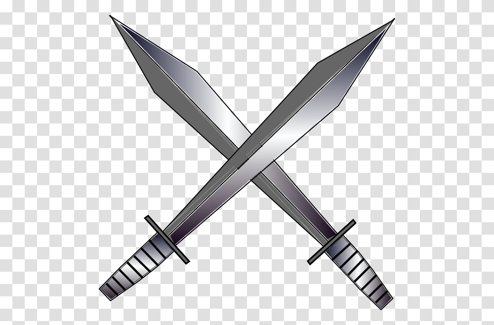 Cross Swords Clip Art, Blade, Weapon, Weaponry, Knife Transparent Png