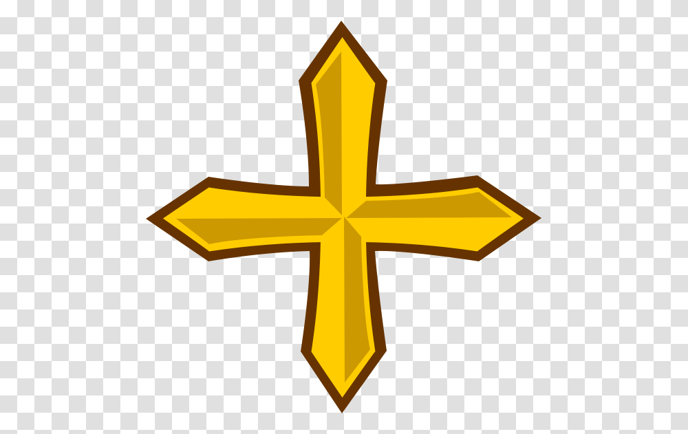 Cross, Crucifix, Gold Transparent Png