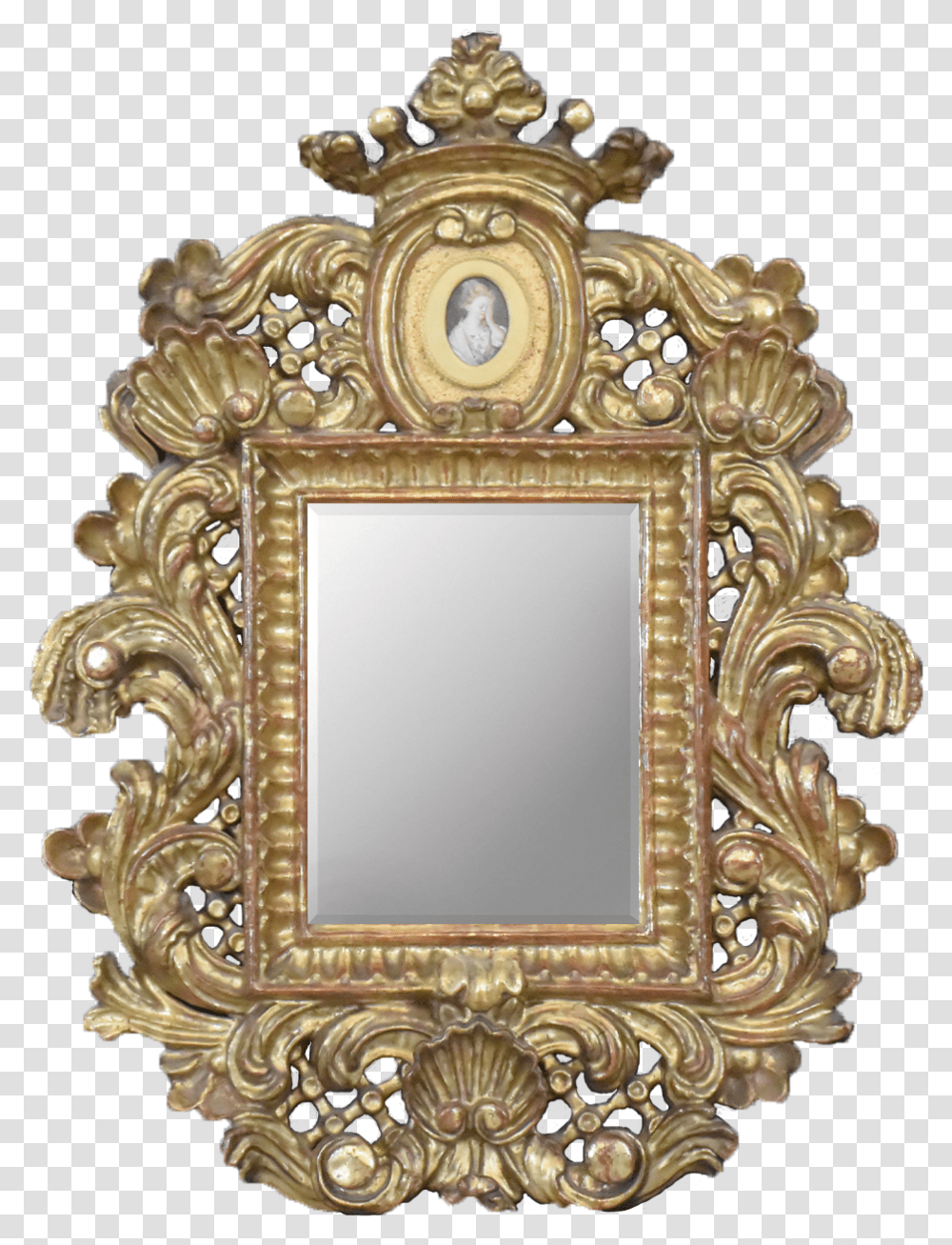 Cross, Mirror, Gold Transparent Png