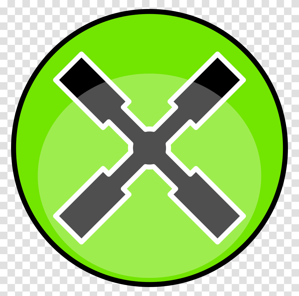 Cross, Recycling Symbol, Logo, Trademark Transparent Png