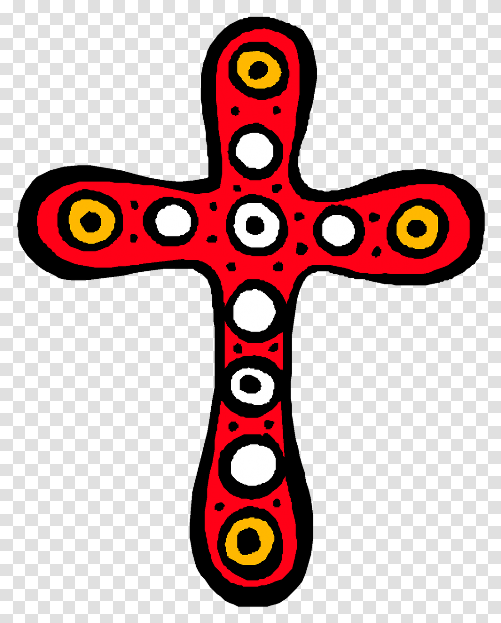 Cross Vintage Christian Red Abstract Religion Cross, Crucifix Transparent Png