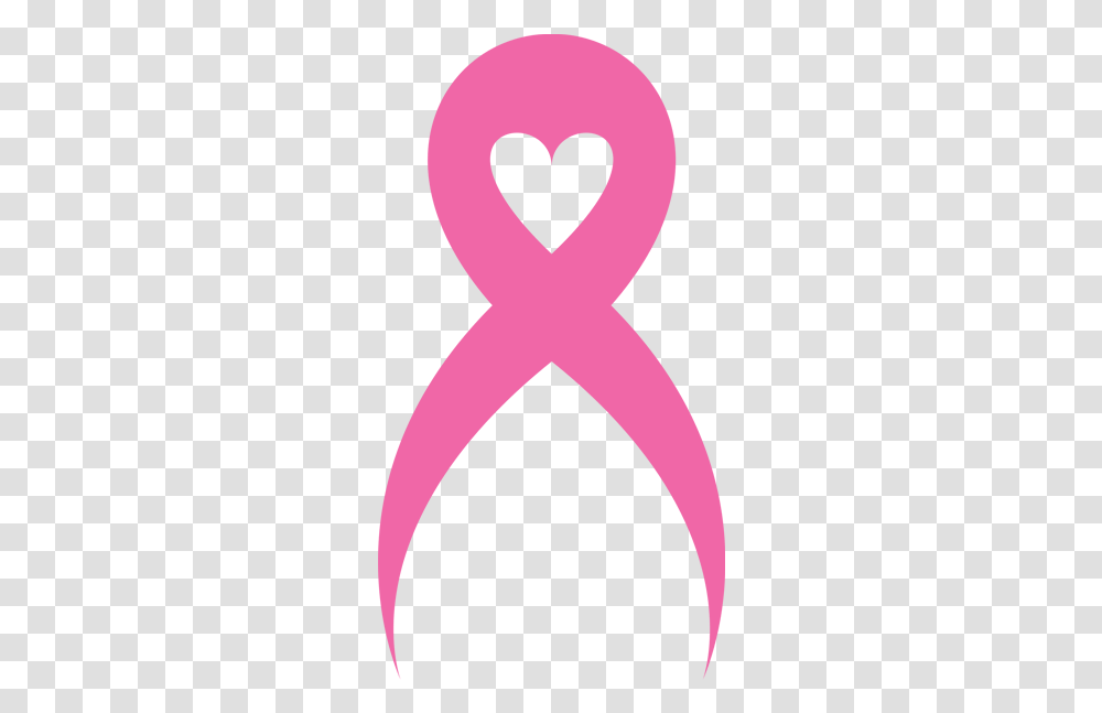 Cross With Breast Cancer Ribbon Banner Clip Art Breast Cancer Awareness Ribbon, Label, Text, Logo, Symbol Transparent Png