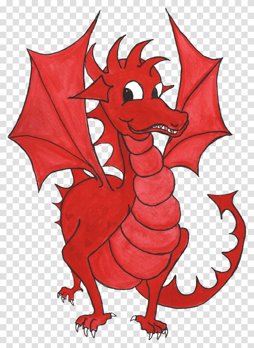 Cross With Flowers Clipart At Getdrawings St David's Day Dragon, Horse, Mammal, Animal Transparent Png